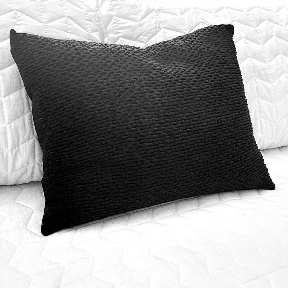 DKNY Black Accent/ Decorative Pillow
